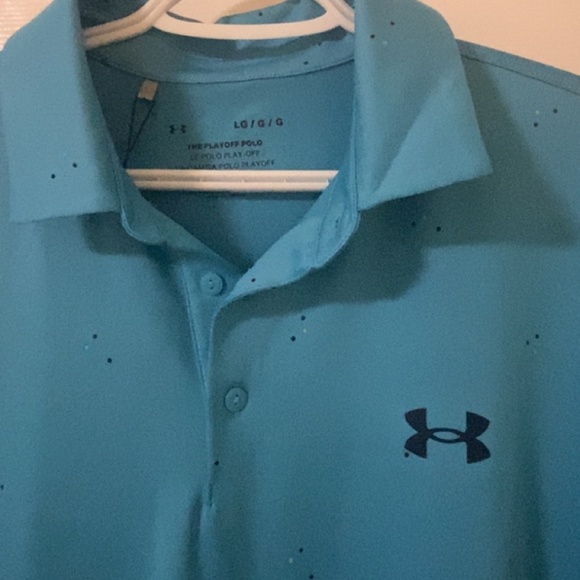 Men’s Polo Under Armour Shirt- Size L - Picture 2 of 3